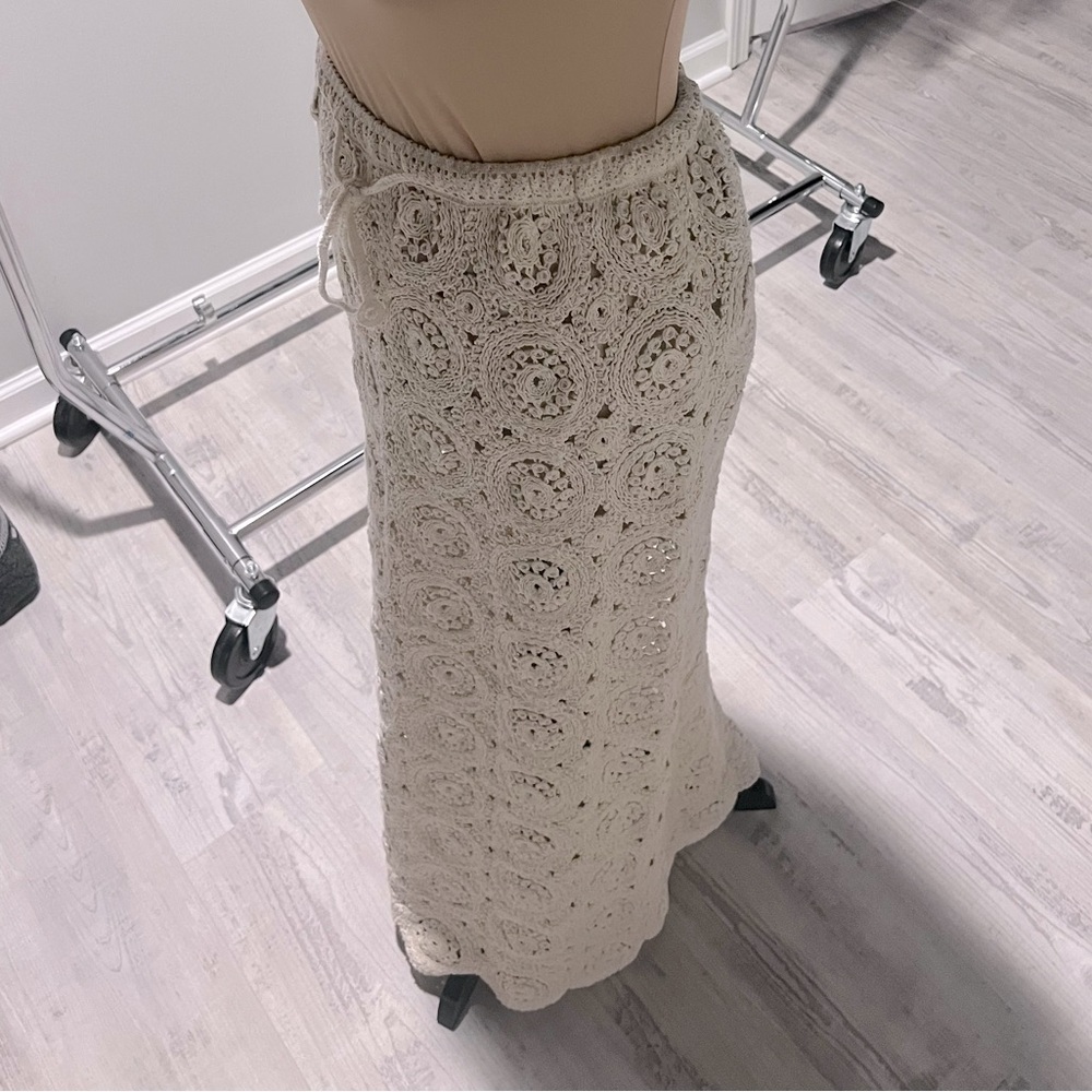 Crochet Maxi Skirt - Picture 4 of 6